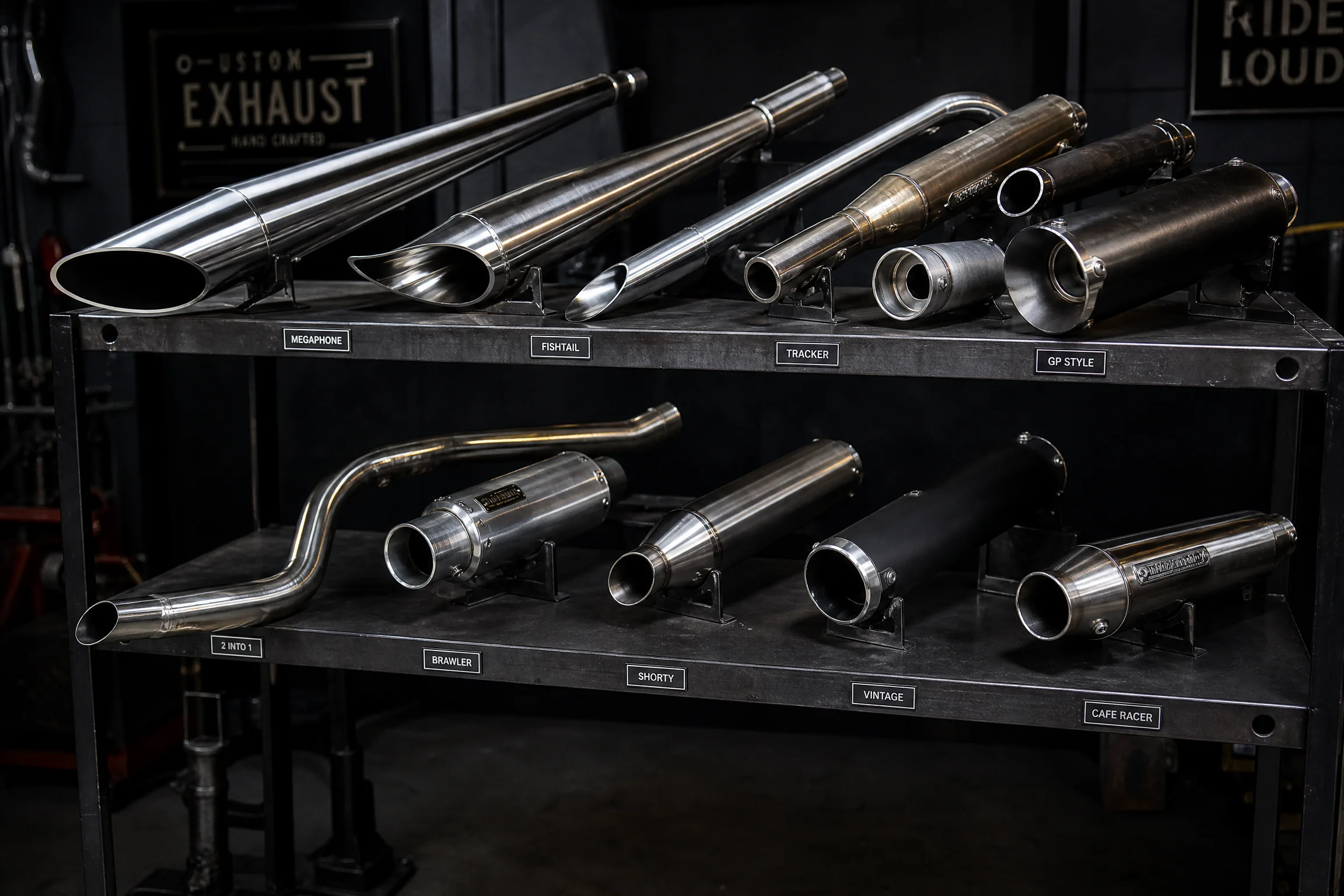 各型号定制排气管系统